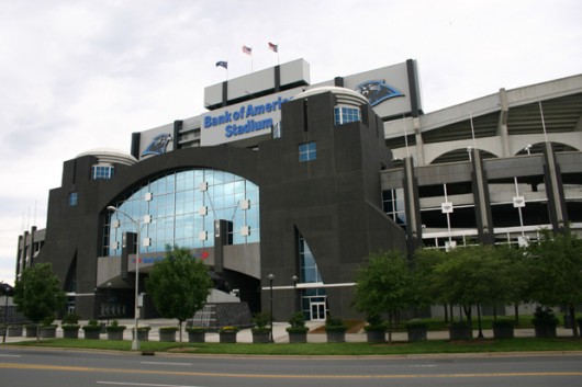 Bank of America Stadium in Charlotte, NC - Home of the Carolina Panthers